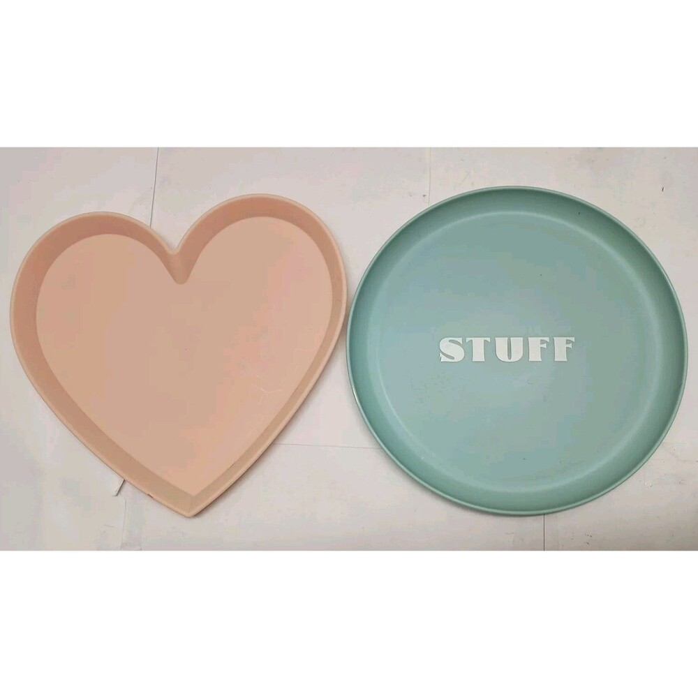Car Keys And Your Stuff Or Decoy Salad Plates LOT OF 2